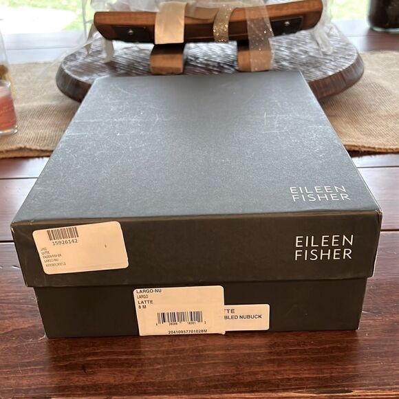 Eileen Fisher suede nude espadrilles size 8 extremely comfortable w/ box & bag - Picture 6 of 7